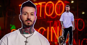 Daniel Lowry man with tattoos wants end to discrimination